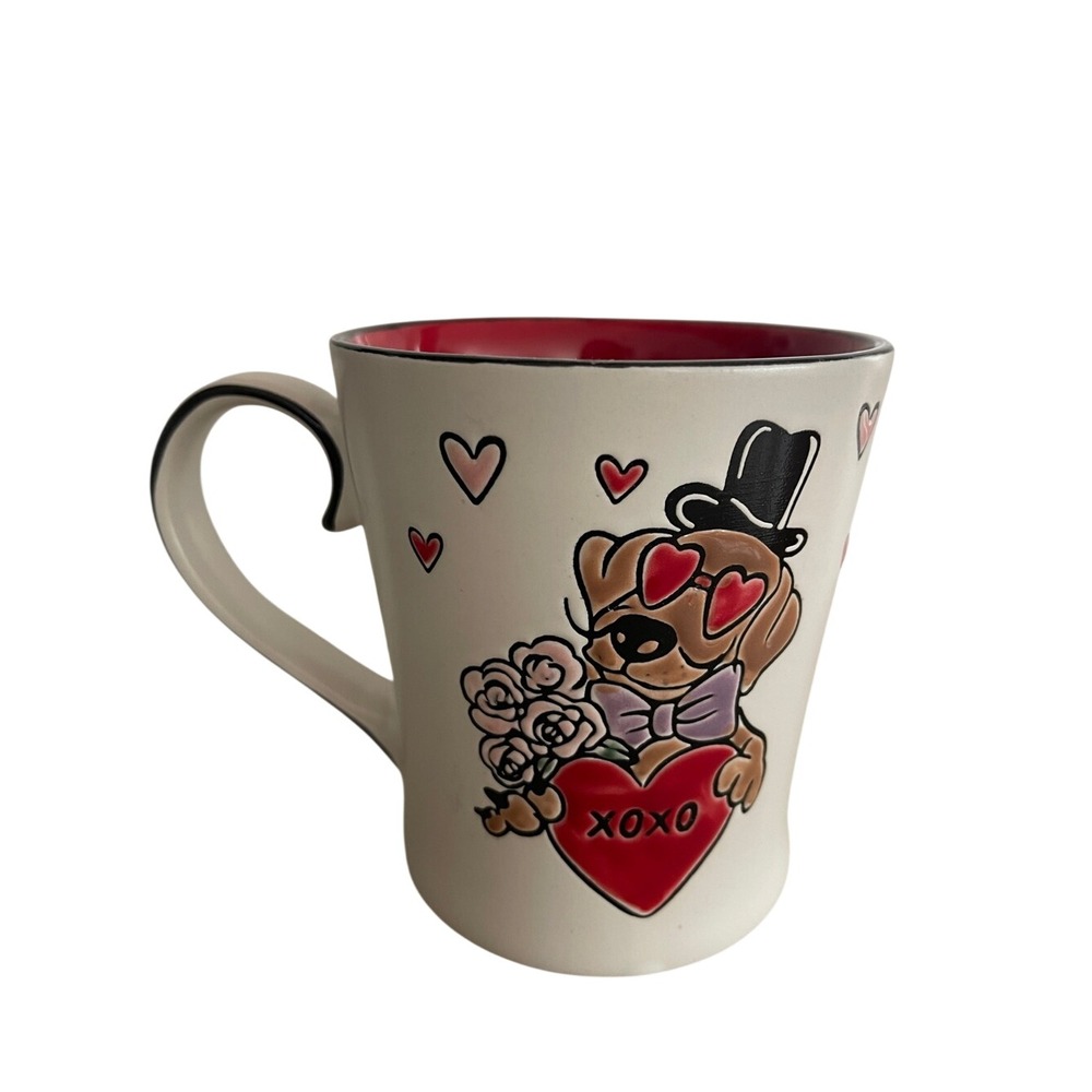 Spectrum Designz Dog Heart Valentines Coffee Mug